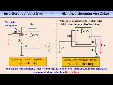 ELEKTRONIK-TUTORIAL 09: Operationsverstärker