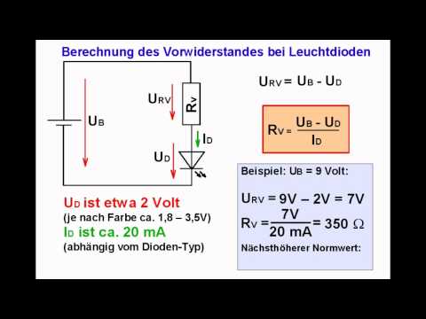 ELEKTRONIK-TUTORIAL 07: Leuchtdioden, LEDs