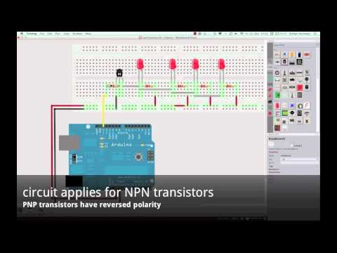 Arduino Lernen Episode 007 -- Verstärkung mit einem Transistor