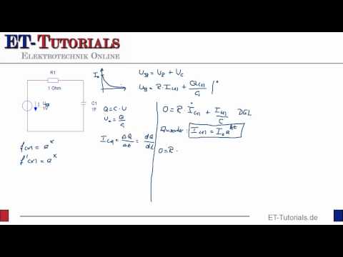 Herleitung der Formel zur Aufladung eines Kondensators
