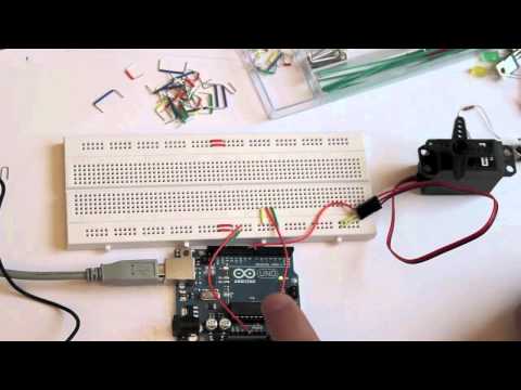 Arduino Lernen Episode 010 -- Analog In mit Servo und LDR -- Deutsch