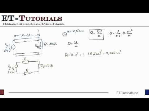 Lösung zum Spannungsfall auf einer Leitung.flv