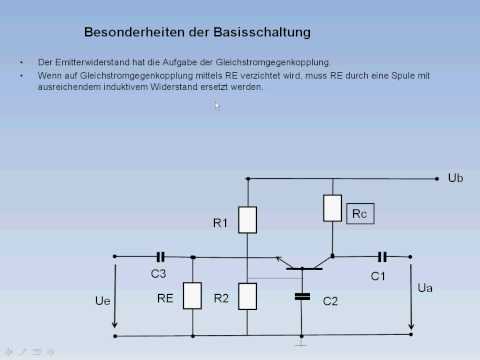 Der Transistor Teil 3 Die Basisschaltung